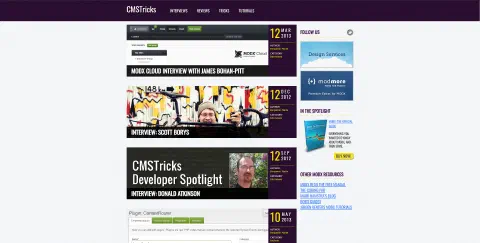 CMSTricks website screenshot